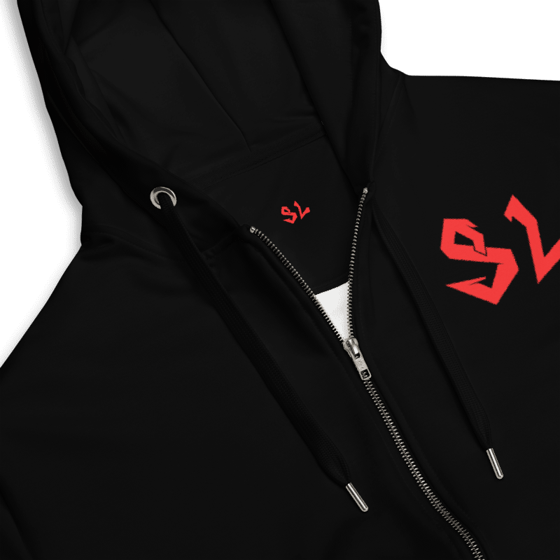 Unisex Zip Hoodie RED-LOGO | STAYLACRA Anime Collection 1