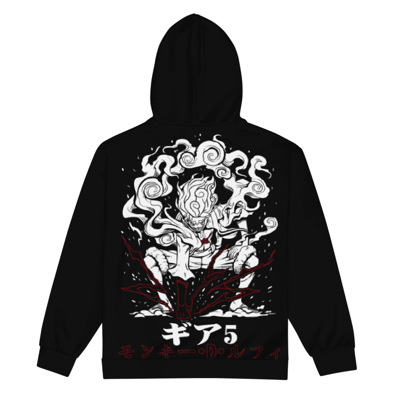 Unisex Zip Hoodie WHITE-LOGO | STAYLACRA Anime Collection 1
