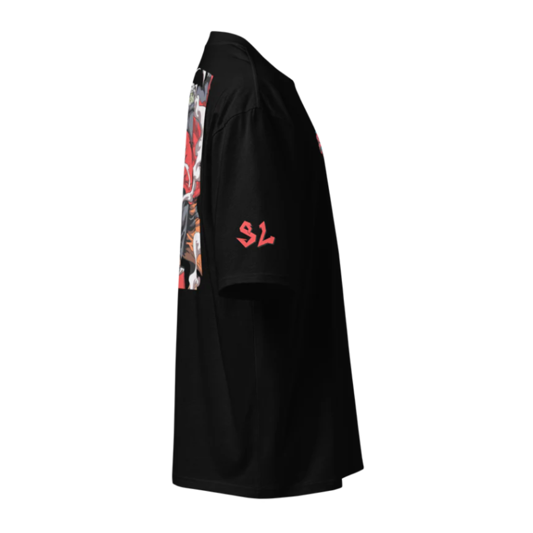Camiseta Heavyweight Épica RED-LOGO | STAYLACRA Anime Collection 1
