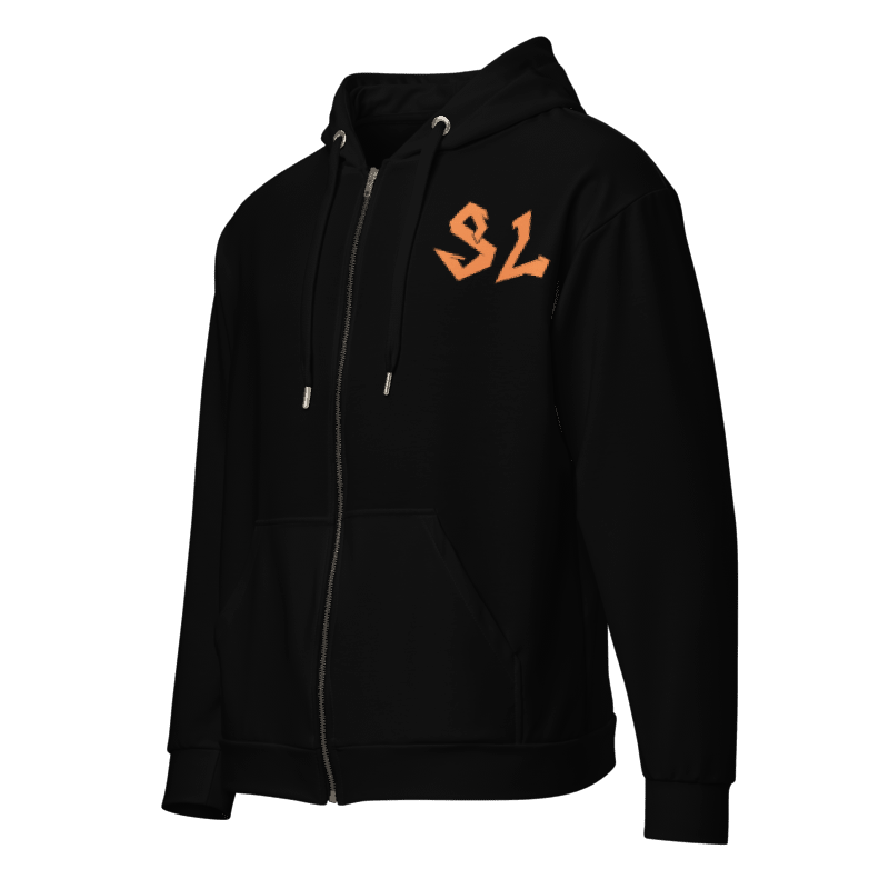 Unisex Zip Hoodie ORANGE-LOGO | STAYLACRA Anime Collection 1