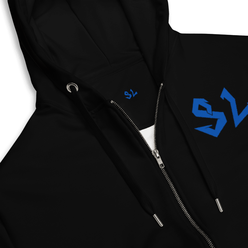 Unisex Zip Hoodie BLUE-LOGO | STAYLACRA Anime Collection 1