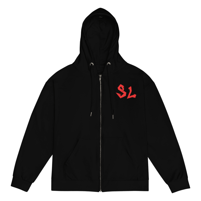 Unisex Zip Hoodie RED-LOGO | STAYLACRA Anime Collection 1