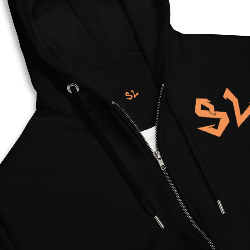 Unisex Zip Hoodie ORANGE-LOGO | STAYLACRA Anime Collection 1