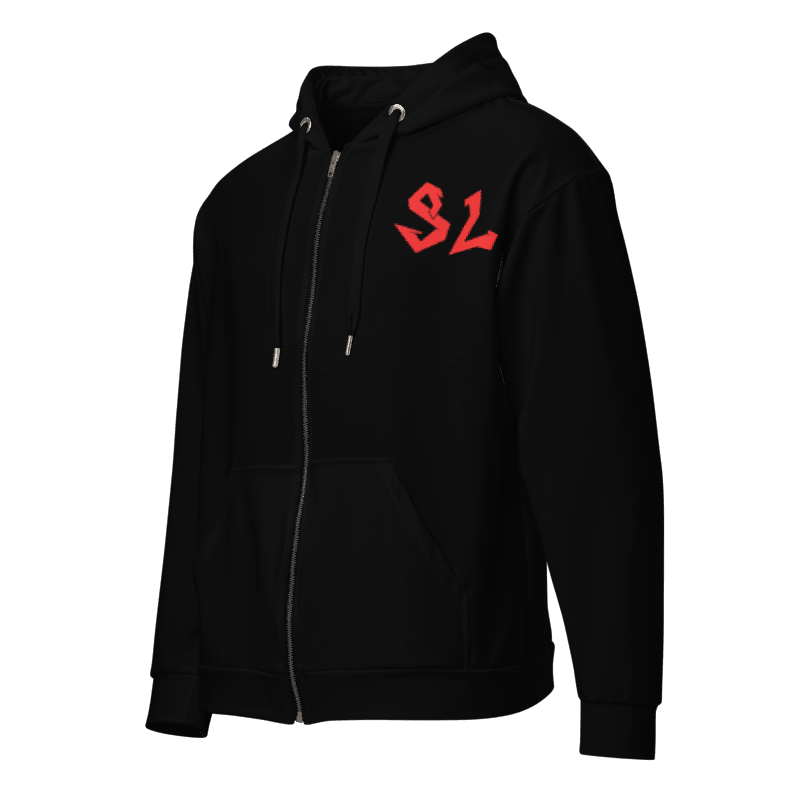 Unisex Zip Hoodie RED-LOGO | STAYLACRA Anime Collection 1