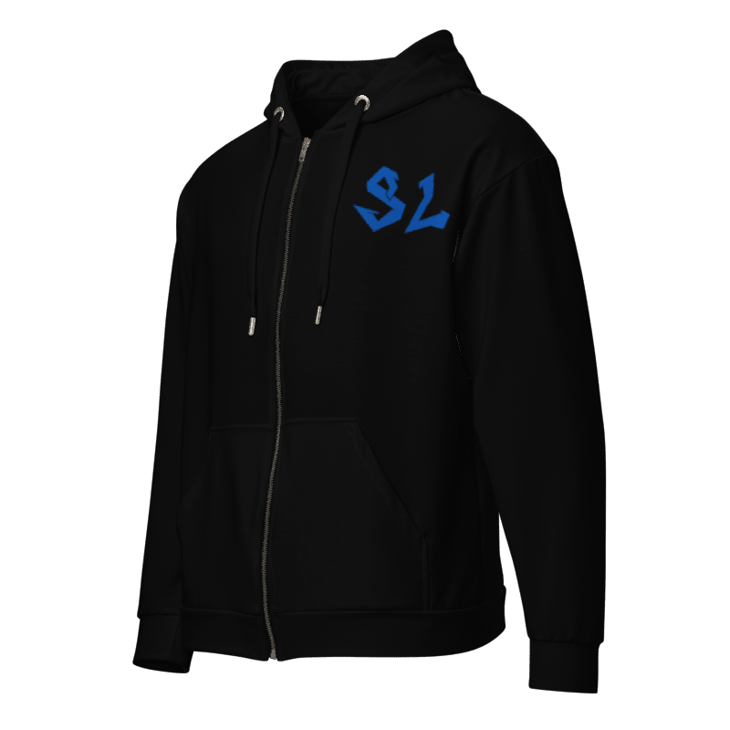 Unisex Zip Hoodie BLUE-LOGO | STAYLACRA Anime Collection 1