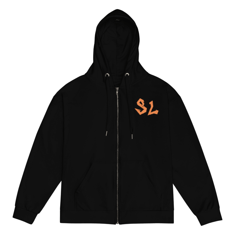 Unisex Zip Hoodie ORANGE-LOGO | STAYLACRA Anime Collection 1