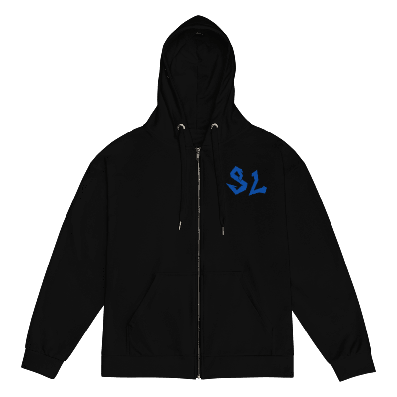 Unisex Zip Hoodie BLUE-LOGO | STAYLACRA Anime Collection 1