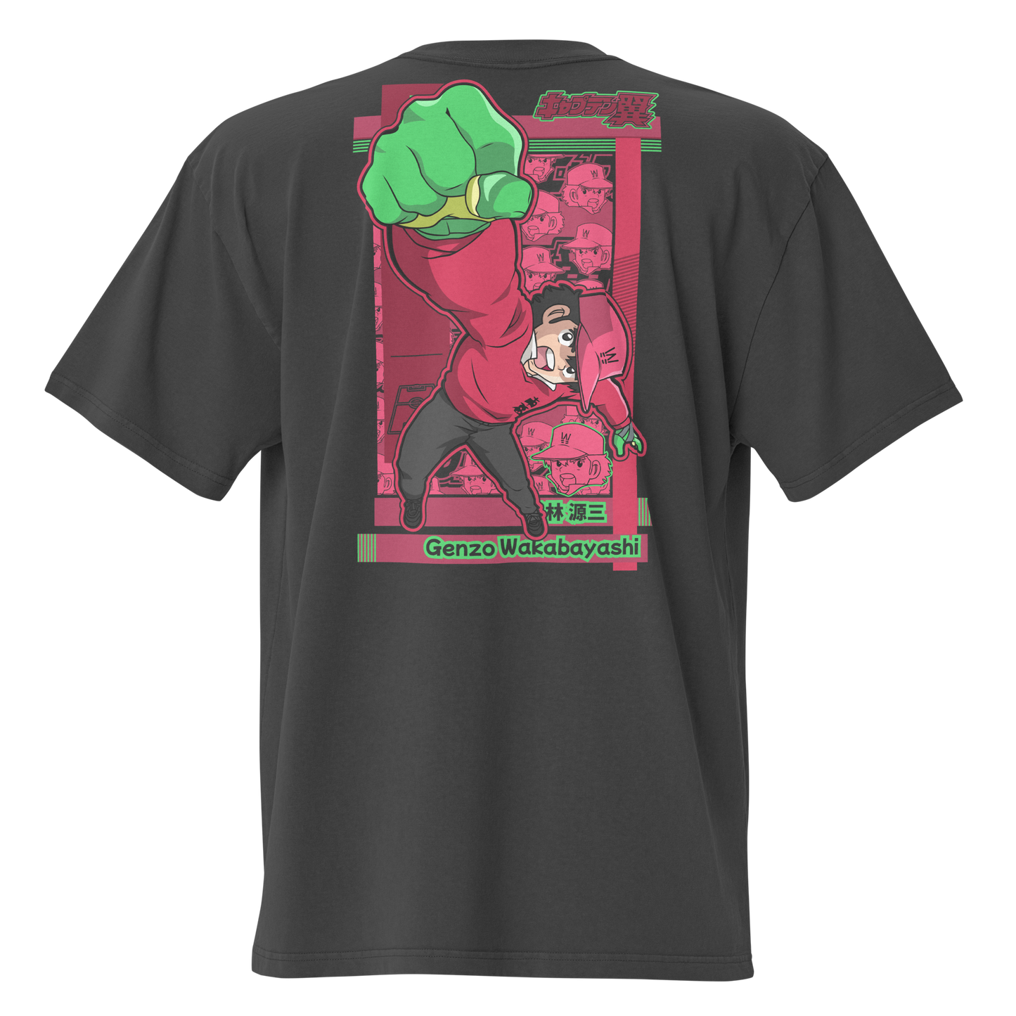 Camiseta Oversized Épica GREEN-LOGO | STAYLACRA Anime Collection 1