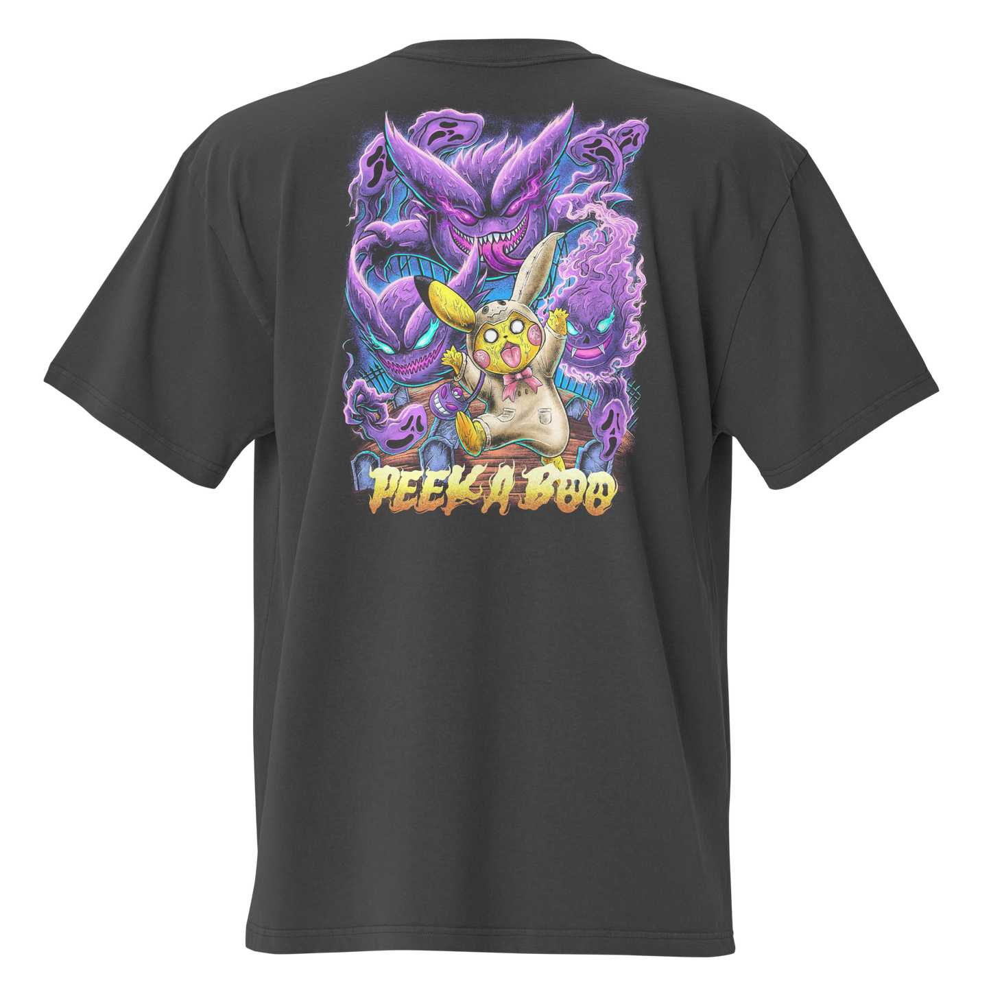 Camiseta Oversized Épica PURPLE-LOGO | STAYLACRA Anime Collection 1