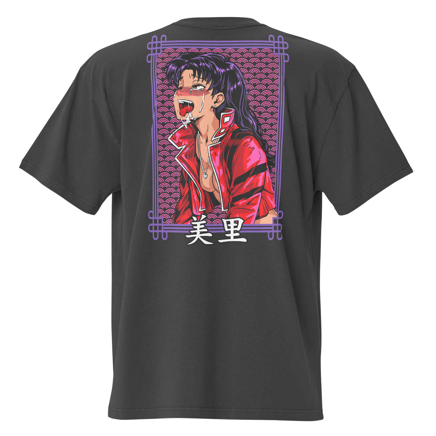 Camiseta Oversized Épica PURPLE-LOGO | STAYLACRA Anime Collection 1