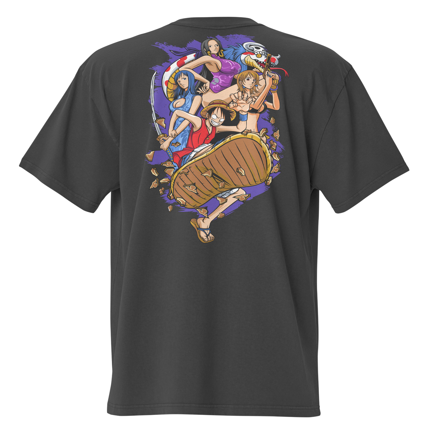 Camiseta Oversized Épica PURPLE-LOGO | STAYLACRA Anime Collection 1