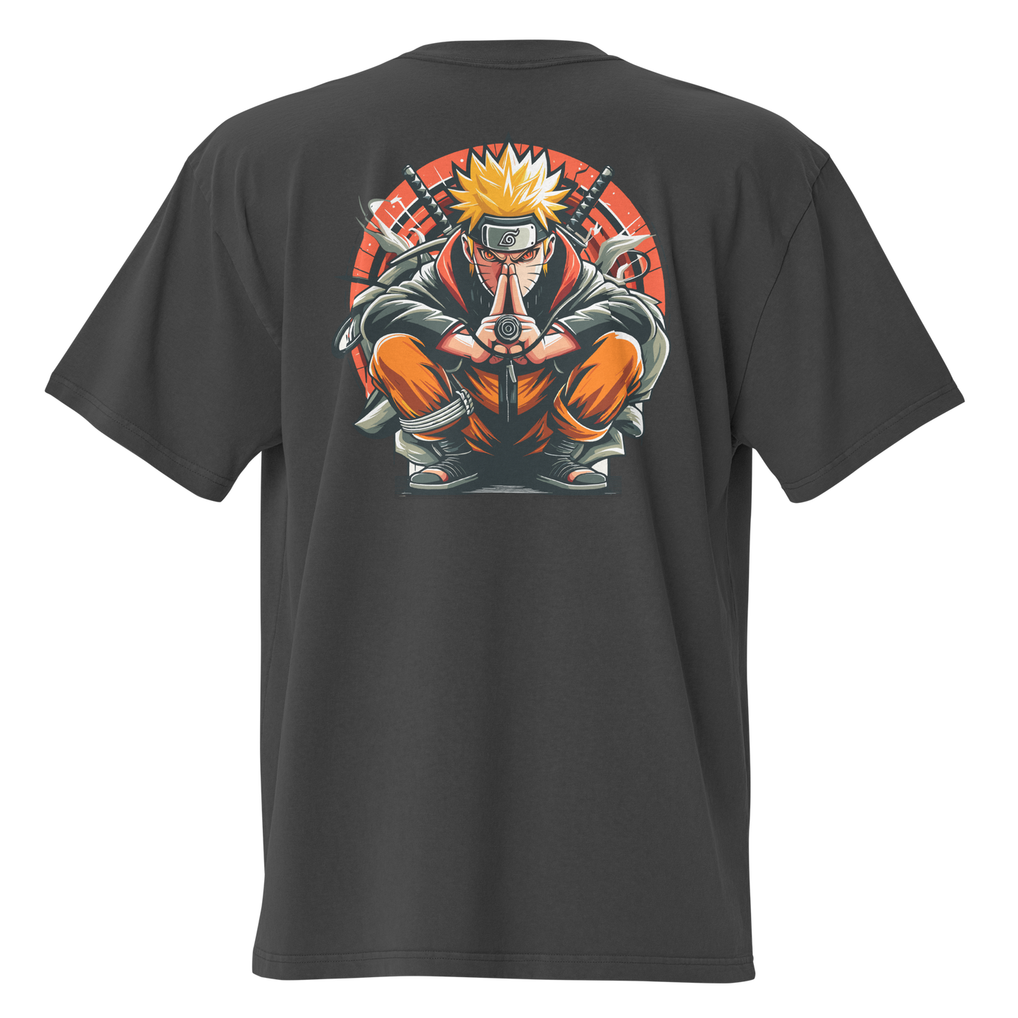 Camiseta Oversized Épica ORANGE-LOGO | STAYLACRA Anime Collection 1