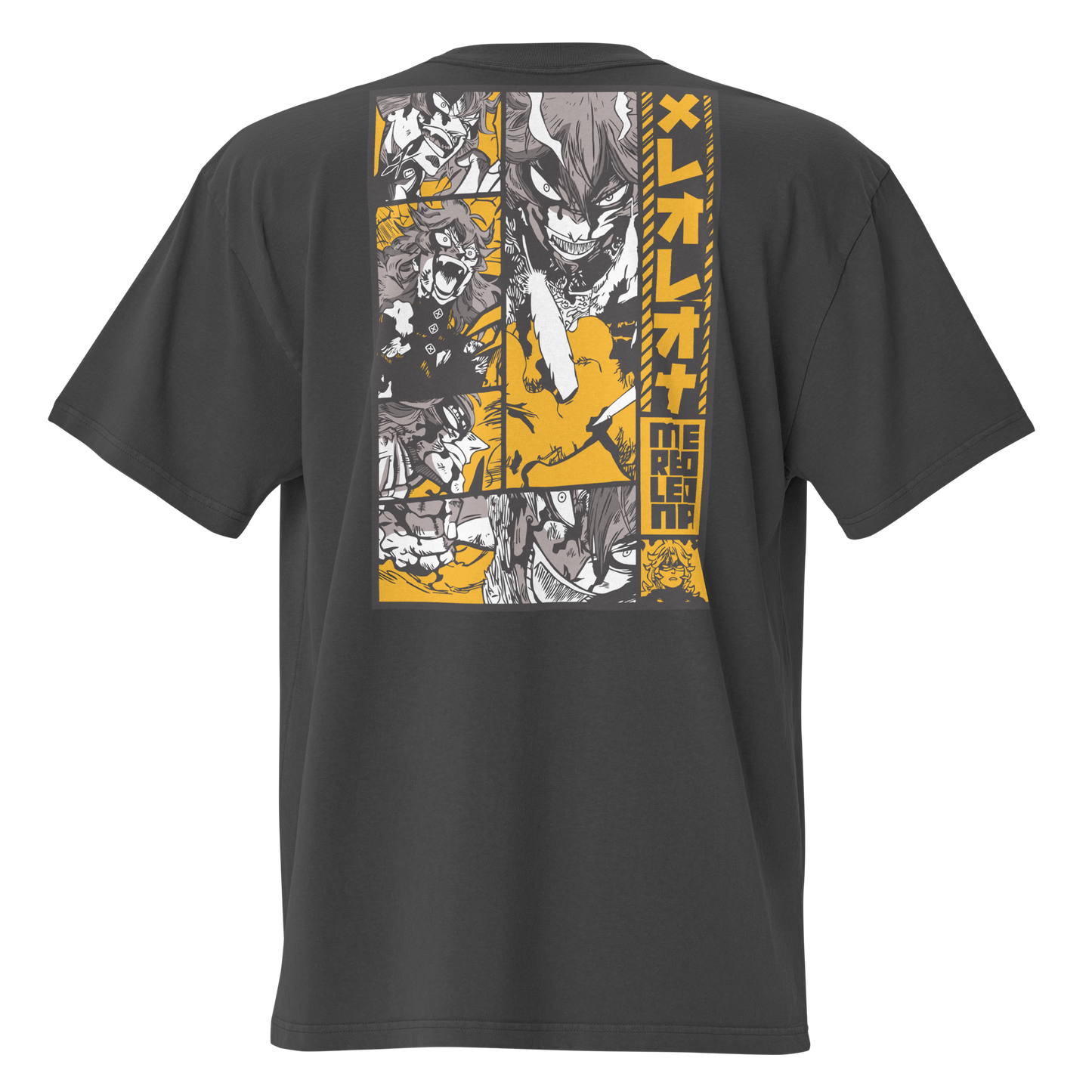 Camiseta Oversized Épica ORANGE-LOGO | STAYLACRA Anime Collection 1