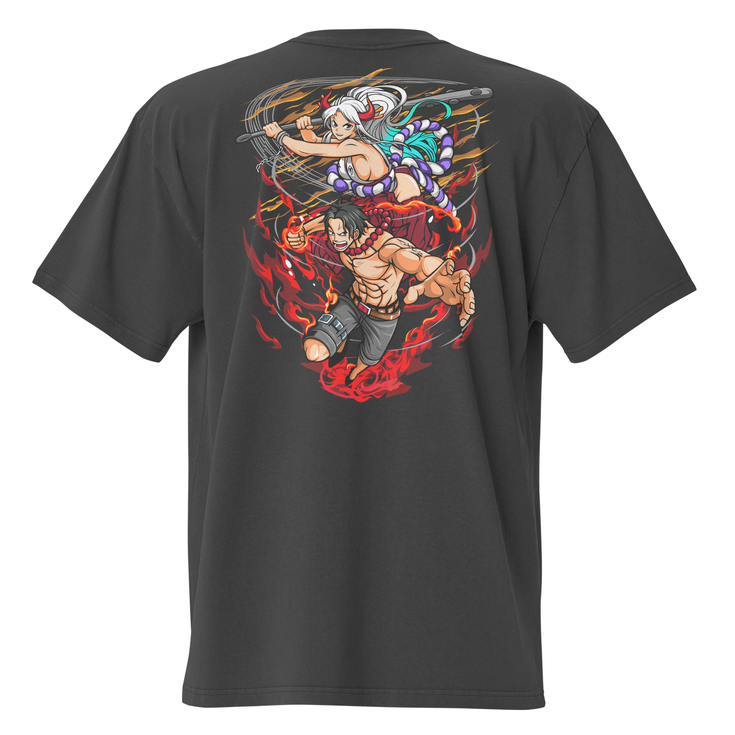 Camiseta Oversized Épica RED-LOGO | STAYLACRA Anime Collection 1