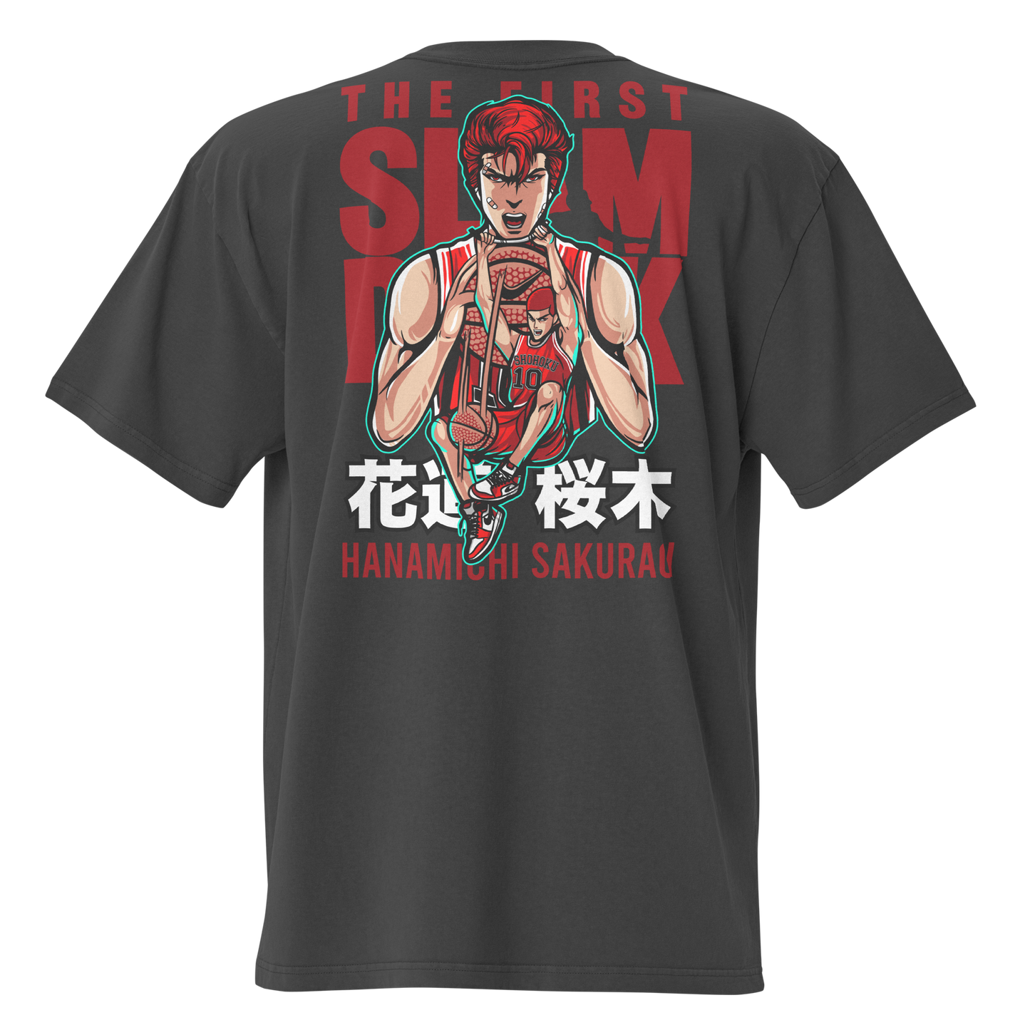 Camiseta Oversized Épica RED-LOGO | STAYLACRA Anime Collection 1