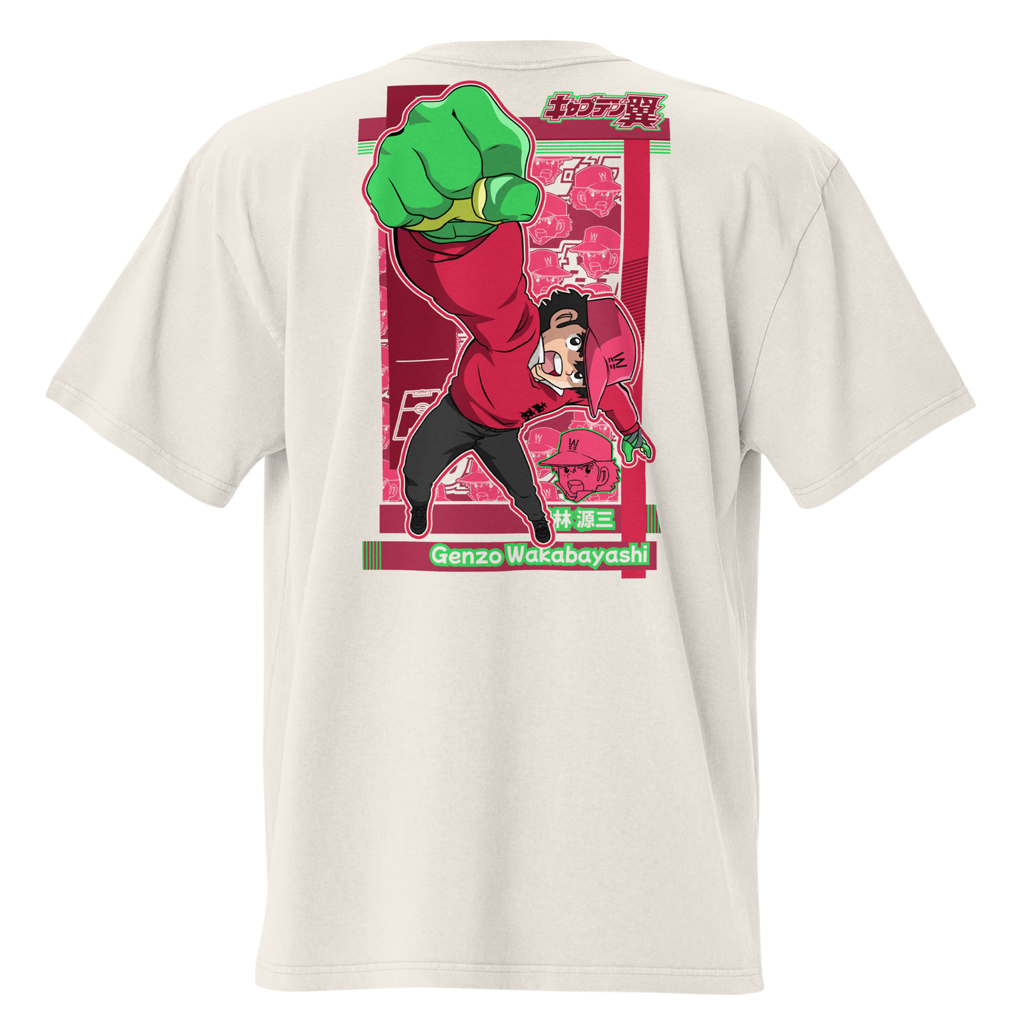 Camiseta Oversized Épica GREEN-LOGO | STAYLACRA Anime Collection 1
