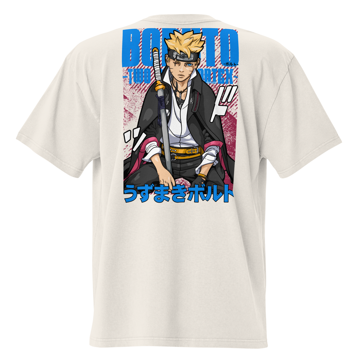 Camiseta Oversized Épica BLUE-LOGO | STAYLACRA Anime Collection 1