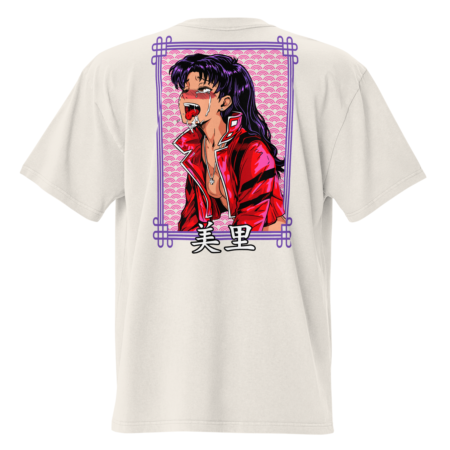 Camiseta Oversized Épica PURPLE-LOGO | STAYLACRA Anime Collection 1