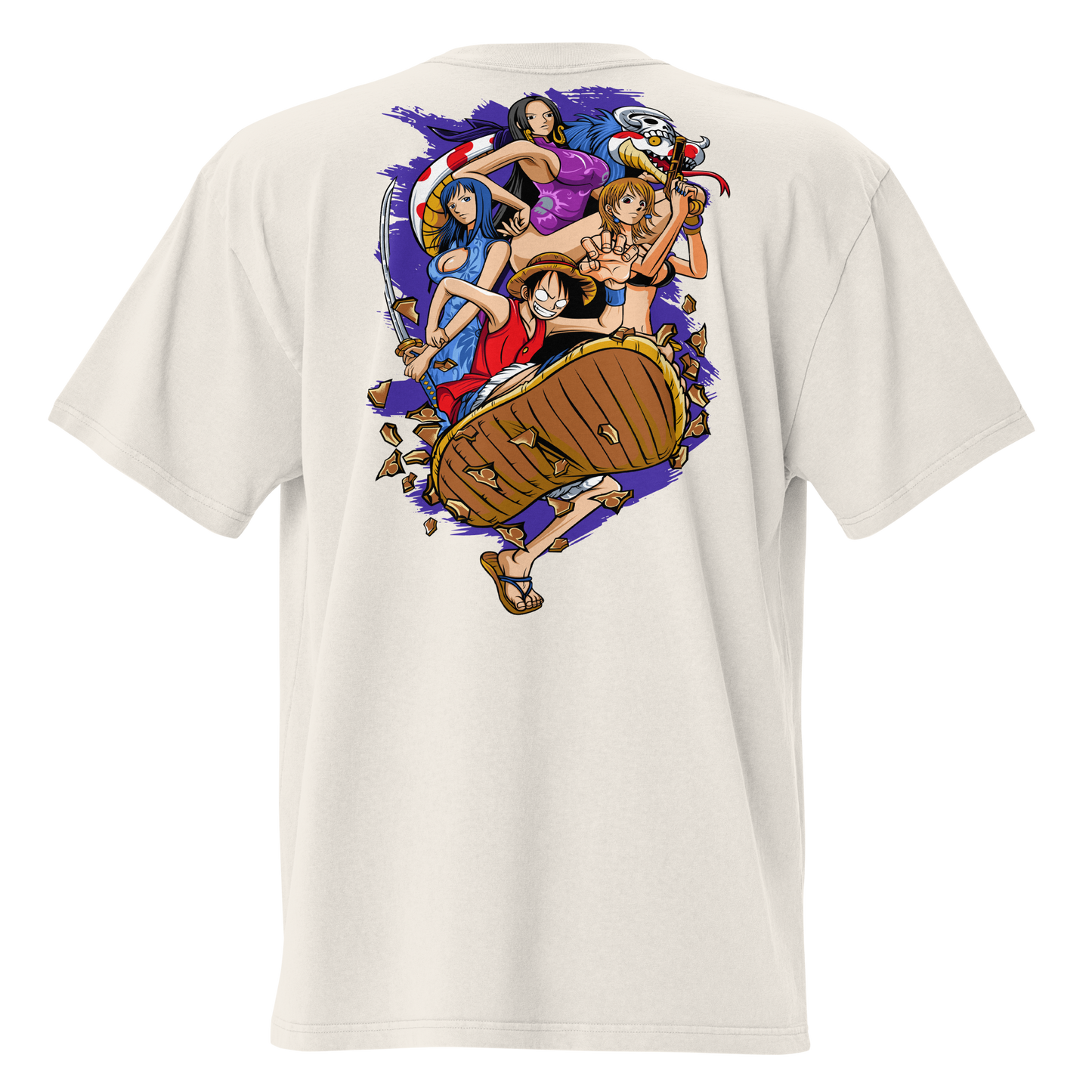 Camiseta Oversized Épica PURPLE-LOGO | STAYLACRA Anime Collection 1