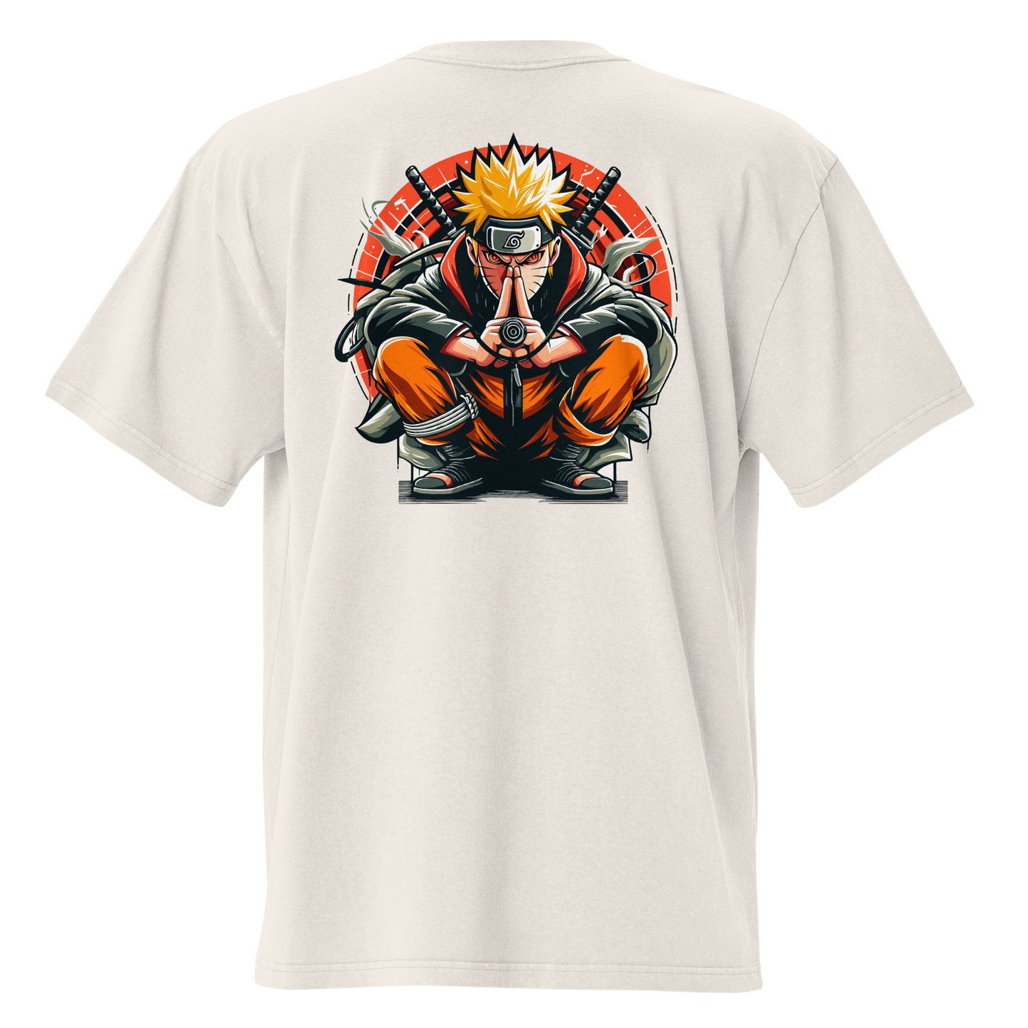 Camiseta Oversized Épica ORANGE-LOGO | STAYLACRA Anime Collection 1