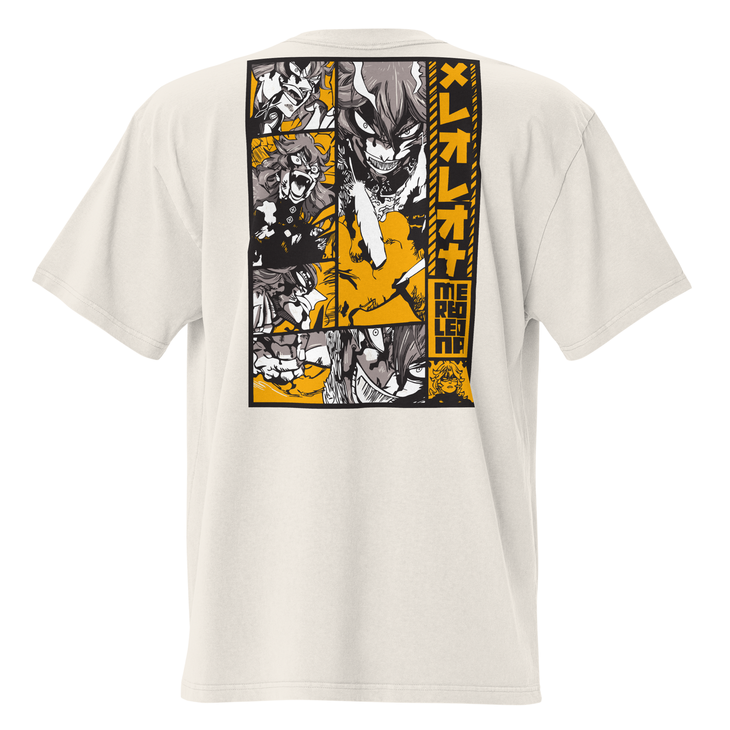 Camiseta Oversized Épica ORANGE-LOGO | STAYLACRA Anime Collection 1