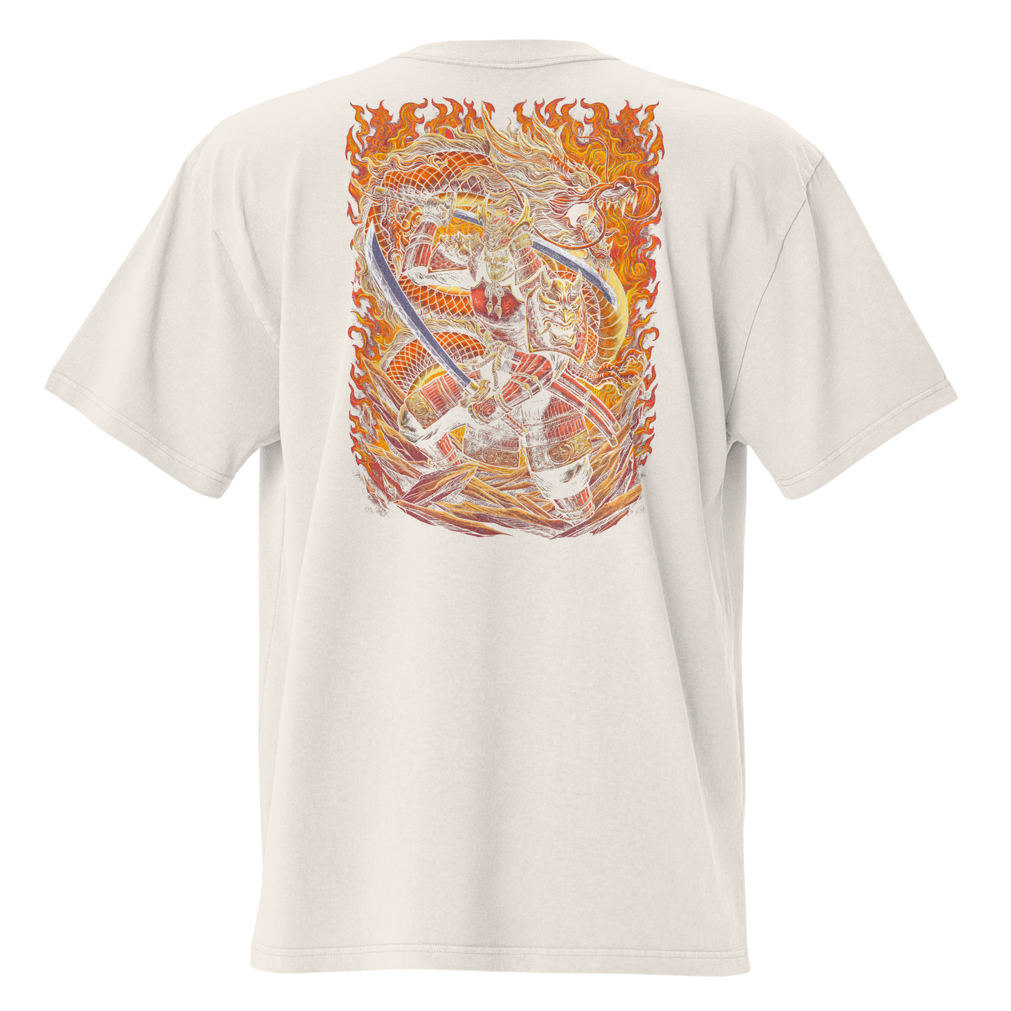 Camiseta Oversized Épica ORANGE-LOGO | STAYLACRA Anime Collection 1