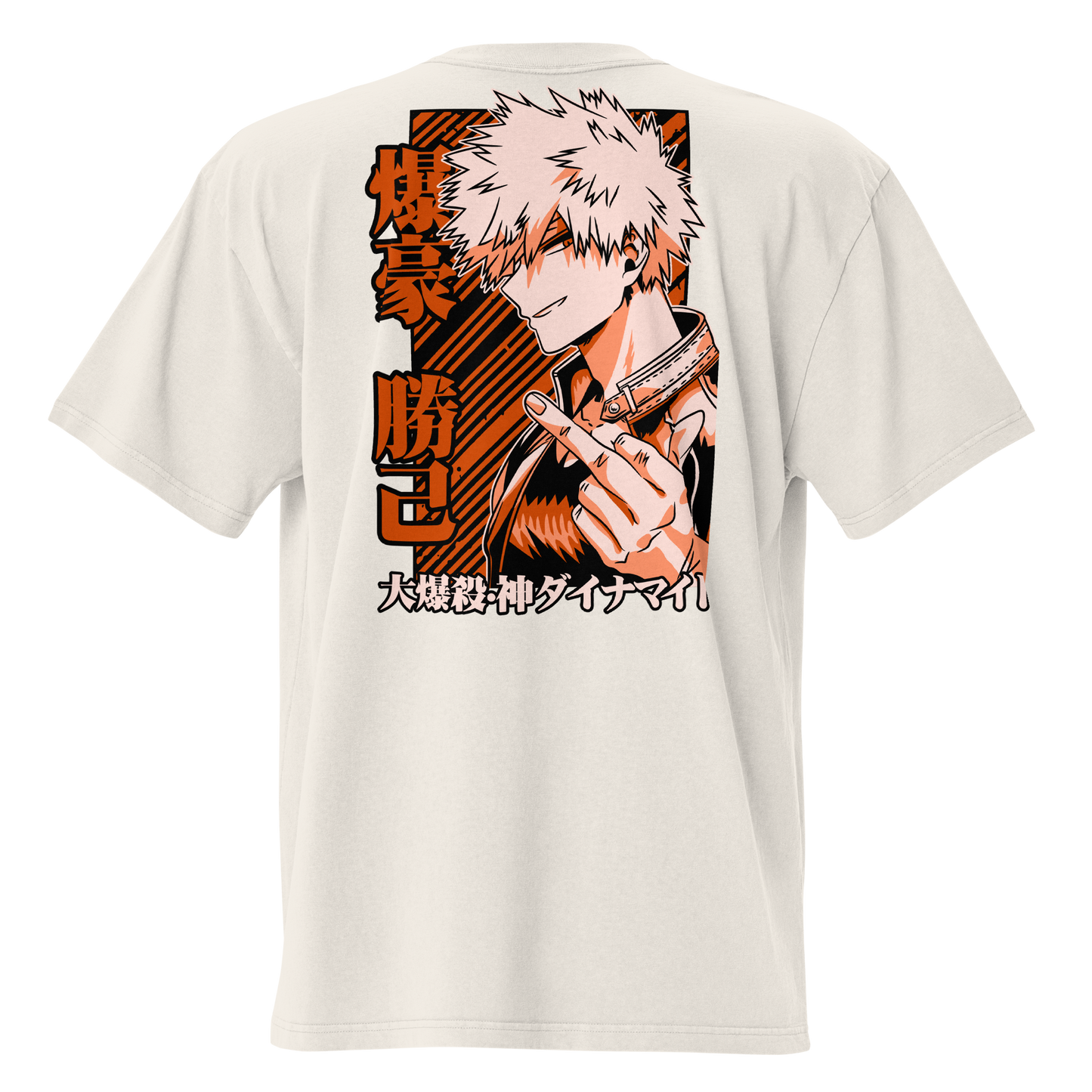 Camiseta Oversized Épica ORANGE-LOGO | STAYLACRA Anime Collection 1