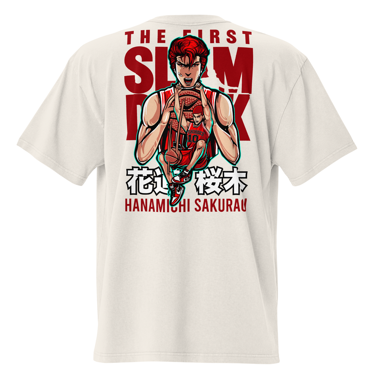 Camiseta Oversized Épica RED-LOGO | STAYLACRA Anime Collection 1