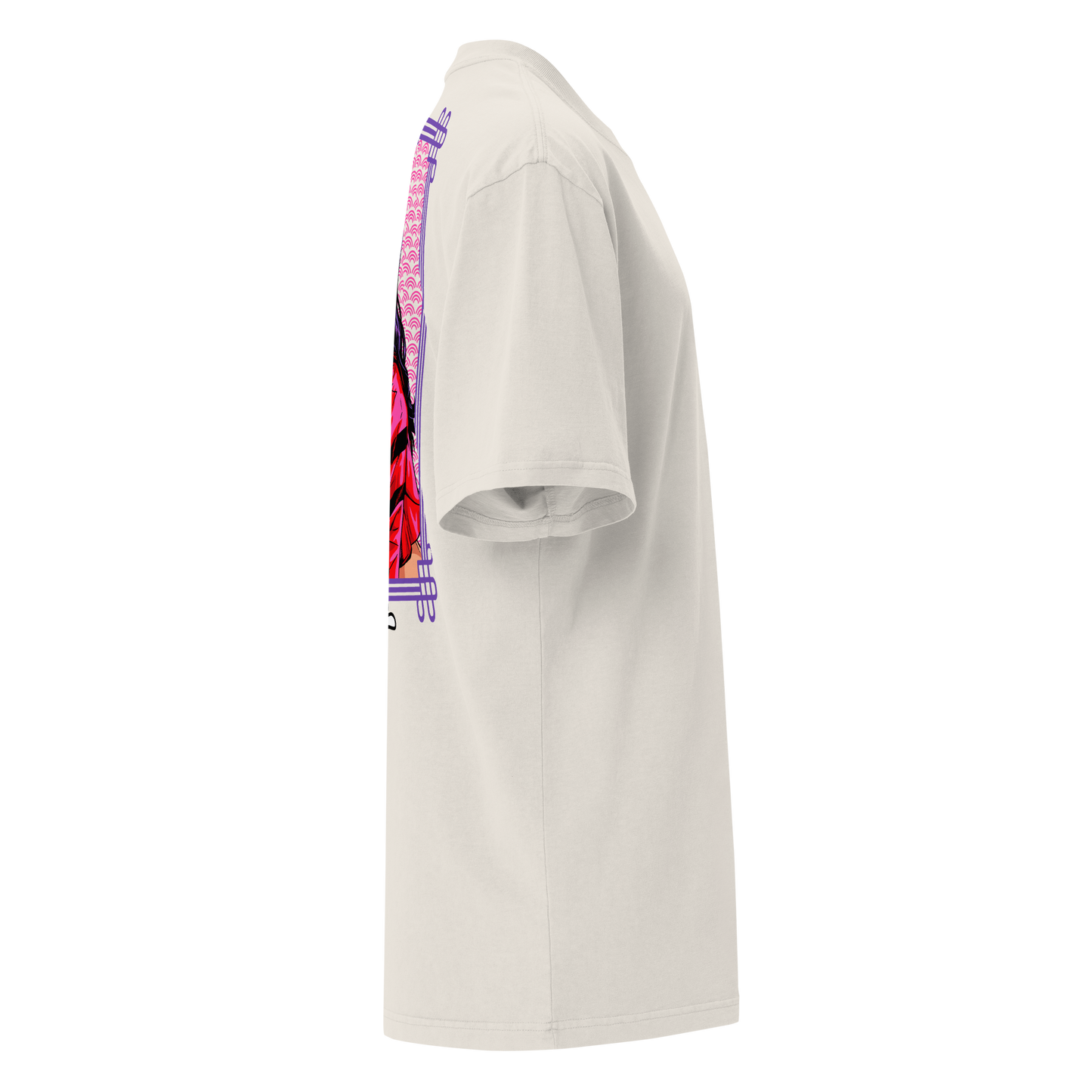 Camiseta Oversized Épica PURPLE-LOGO | STAYLACRA Anime Collection 1