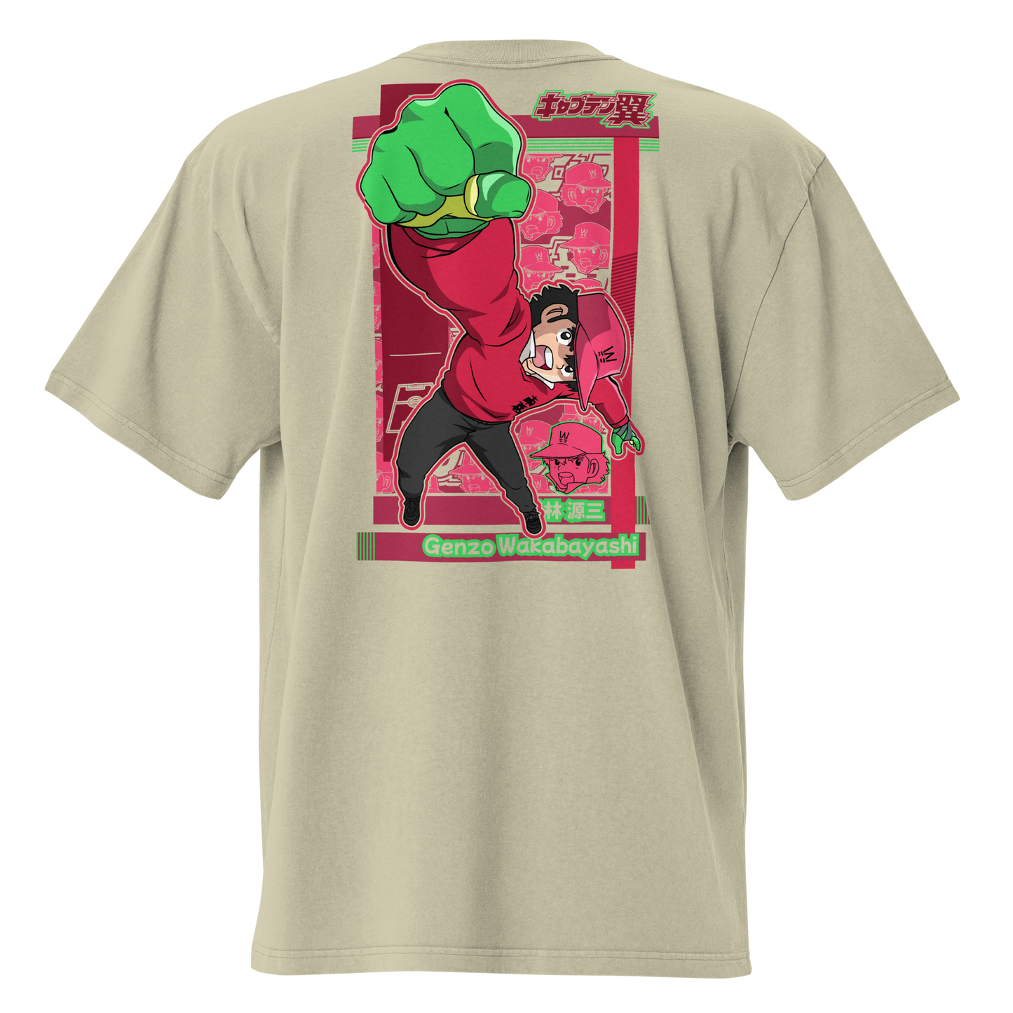 Camiseta Oversized Épica GREEN-LOGO | STAYLACRA Anime Collection 1