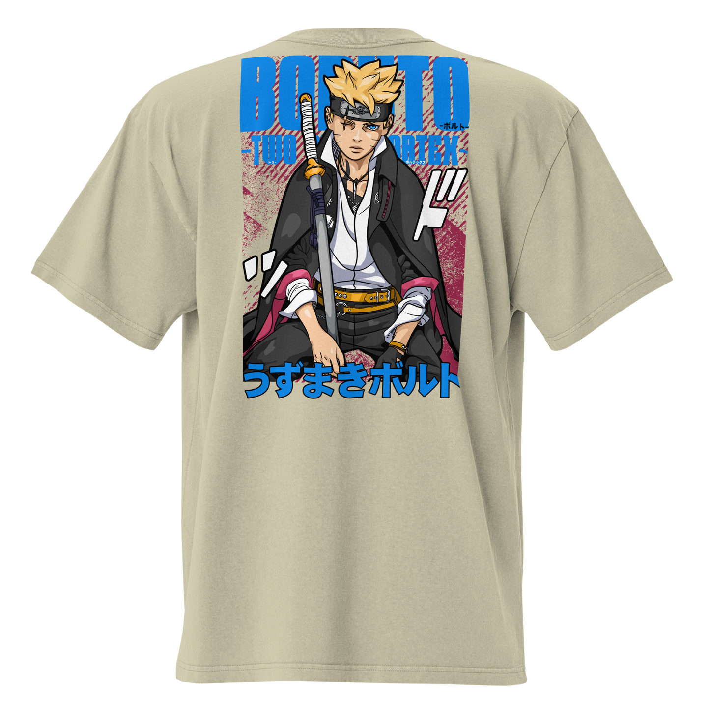 Camiseta Oversized Épica BLUE-LOGO | STAYLACRA Anime Collection 1