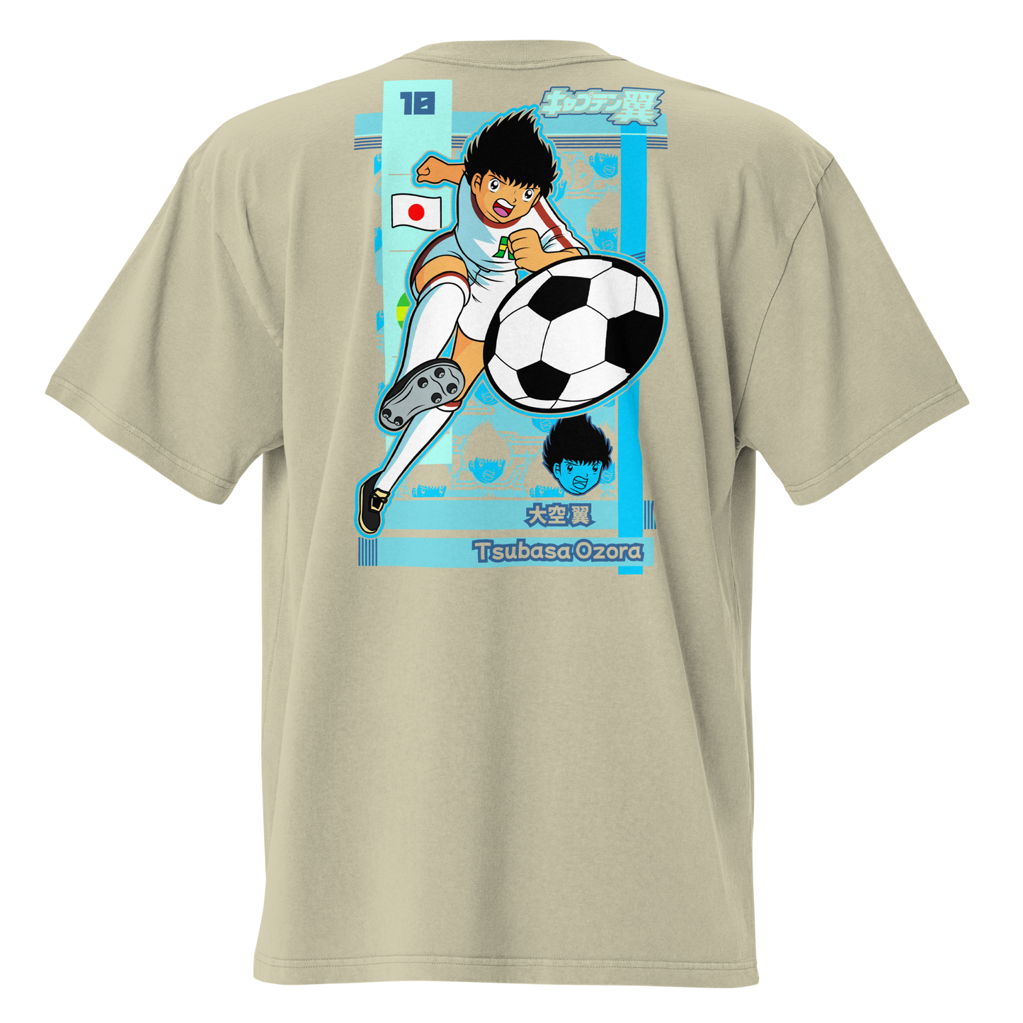 Camiseta Oversized Épica BLUE-LOGO | STAYLACRA Anime Collection 1