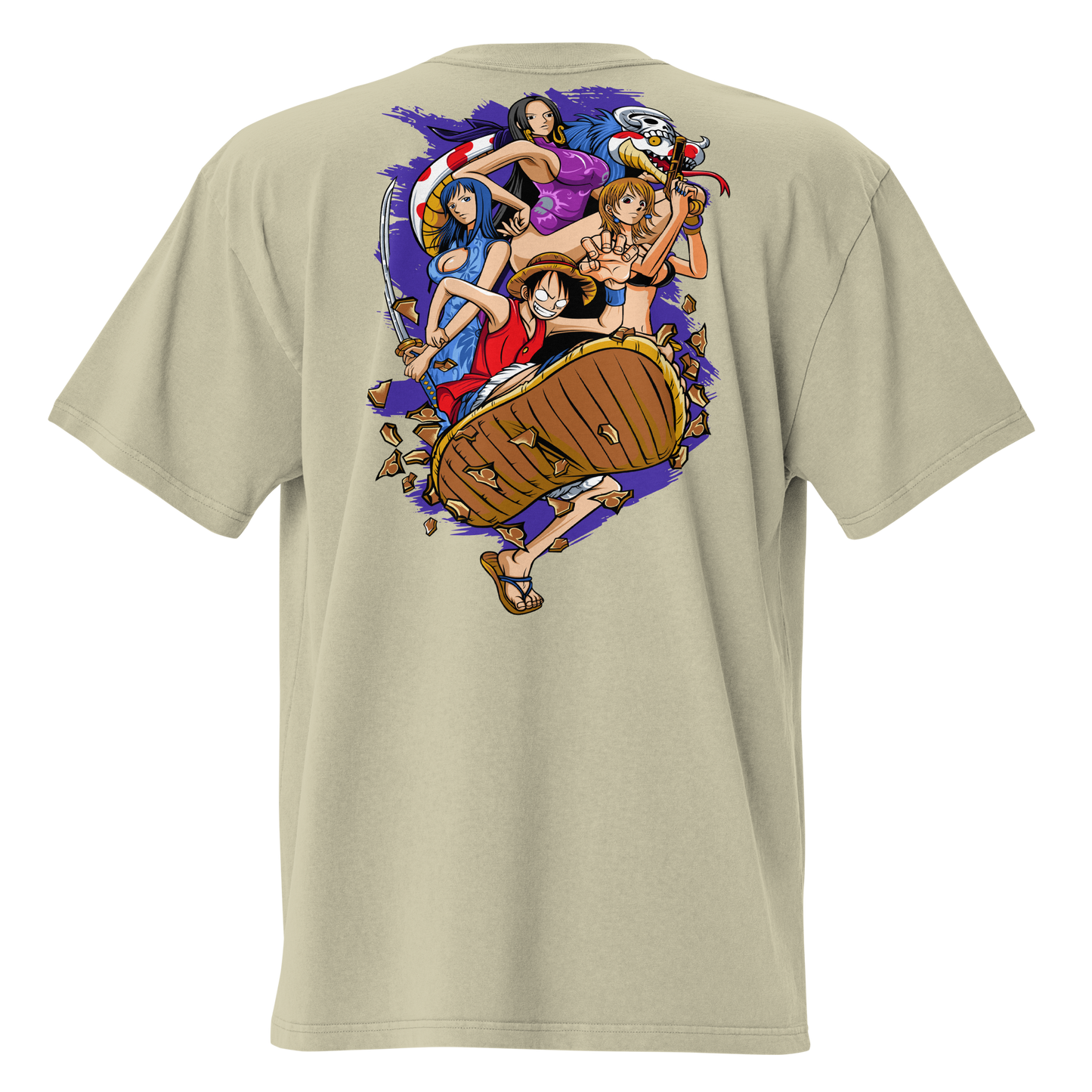 Camiseta Oversized Épica PURPLE-LOGO | STAYLACRA Anime Collection 1