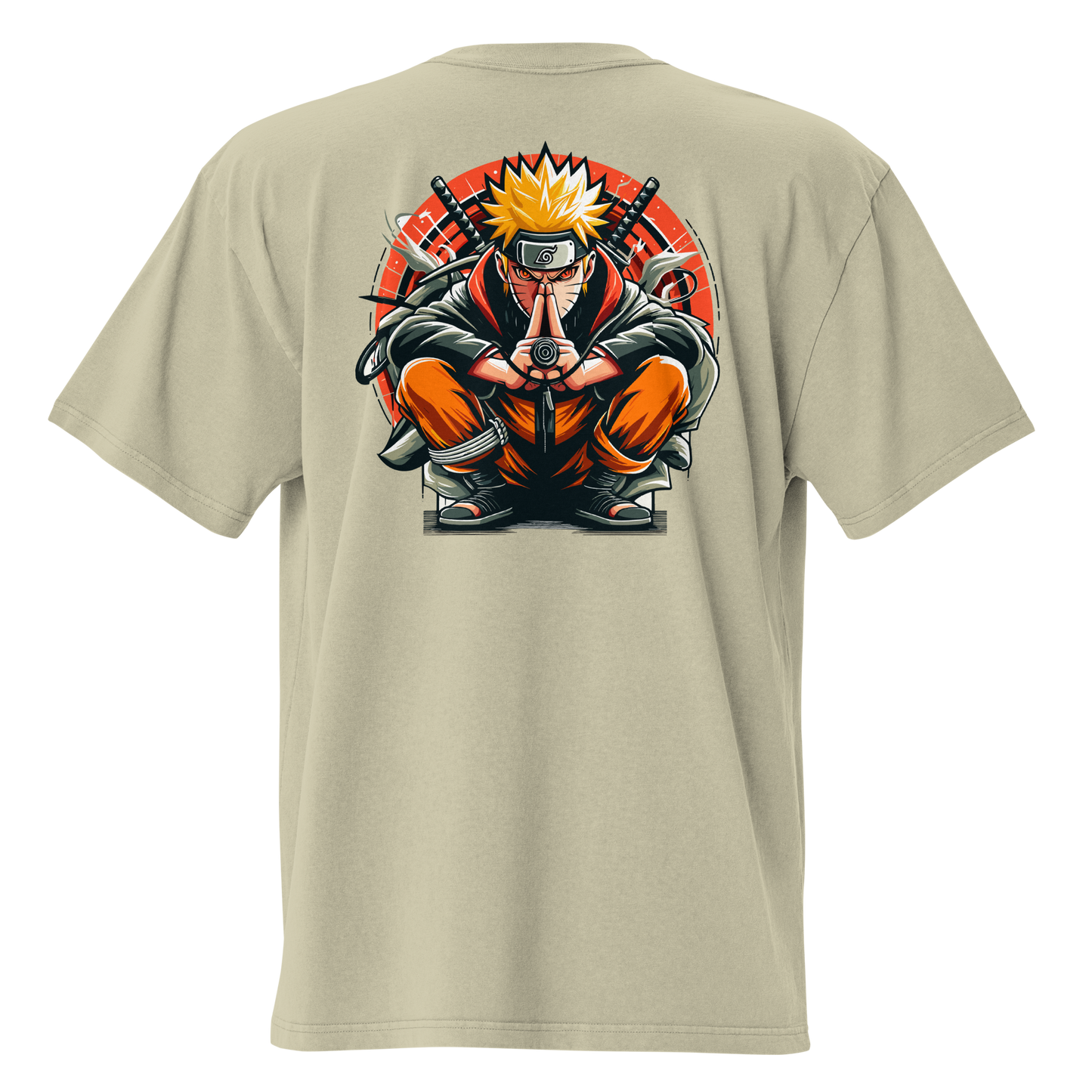 Camiseta Oversized Épica ORANGE-LOGO | STAYLACRA Anime Collection 1