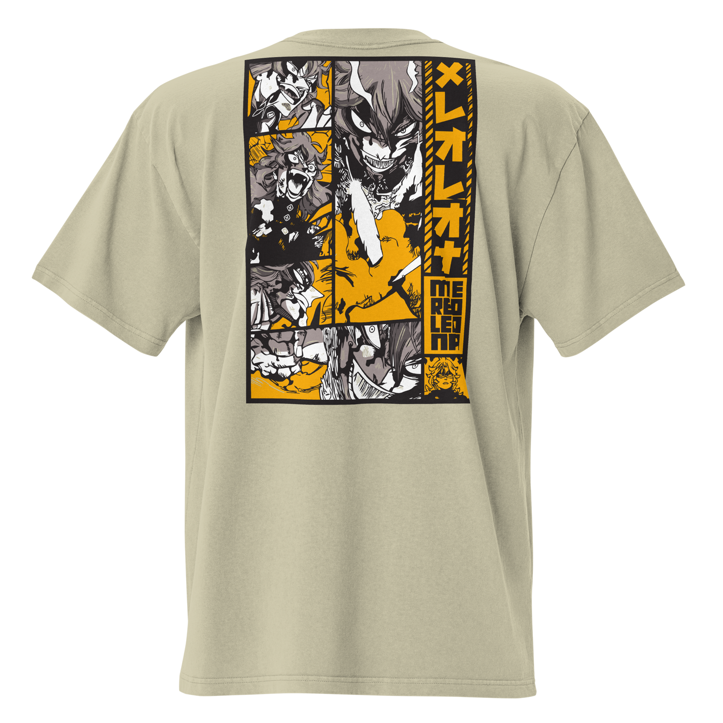 Camiseta Oversized Épica ORANGE-LOGO | STAYLACRA Anime Collection 1