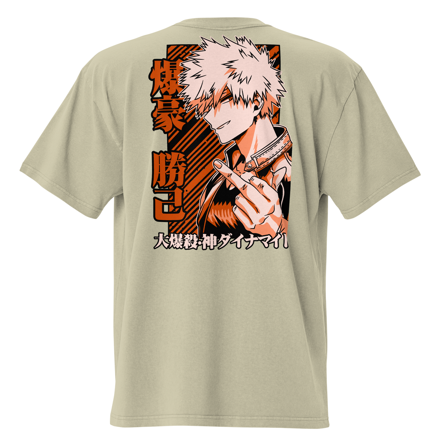 Camiseta Oversized Épica ORANGE-LOGO | STAYLACRA Anime Collection 1