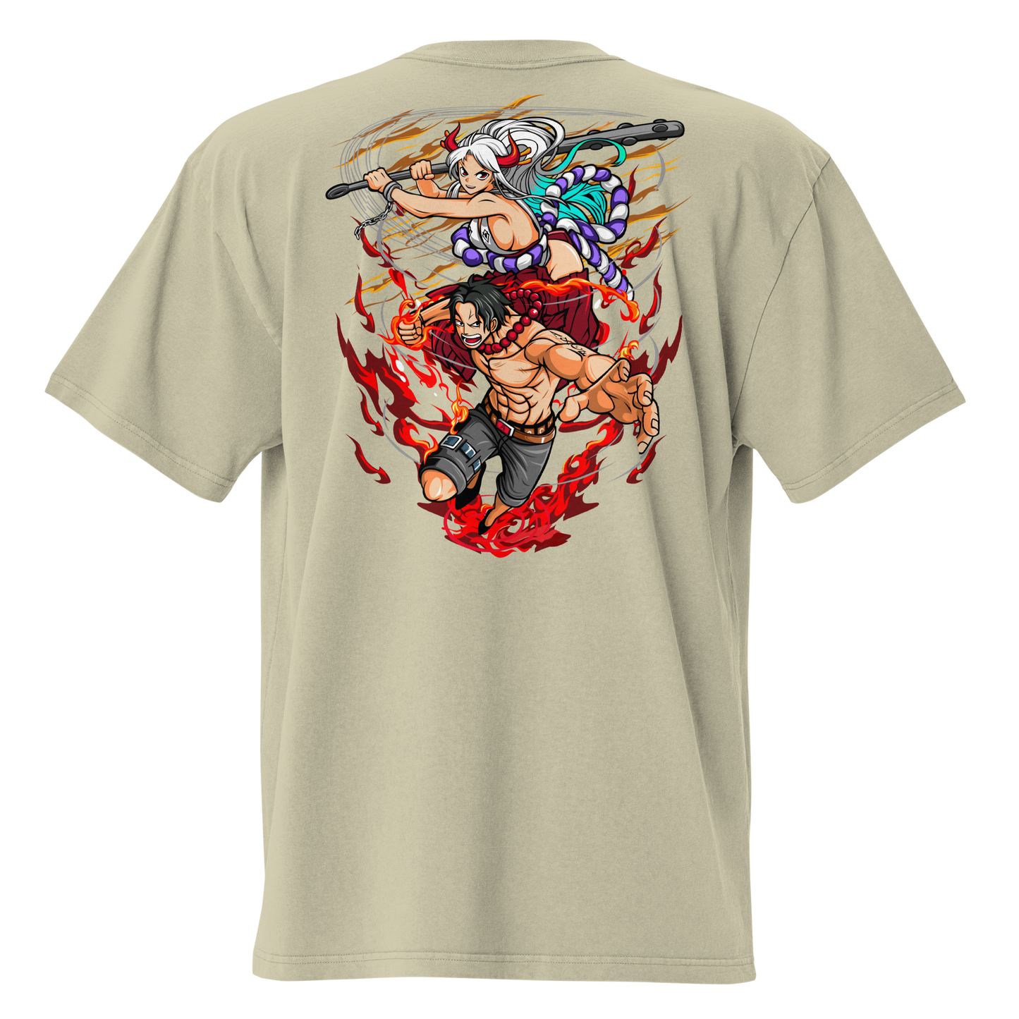 Camiseta Oversized Épica RED-LOGO | STAYLACRA Anime Collection 1