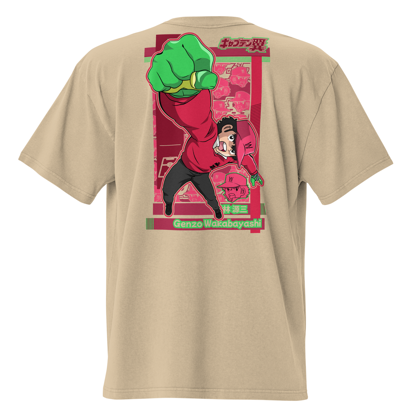 Camiseta Oversized Épica GREEN-LOGO | STAYLACRA Anime Collection 1