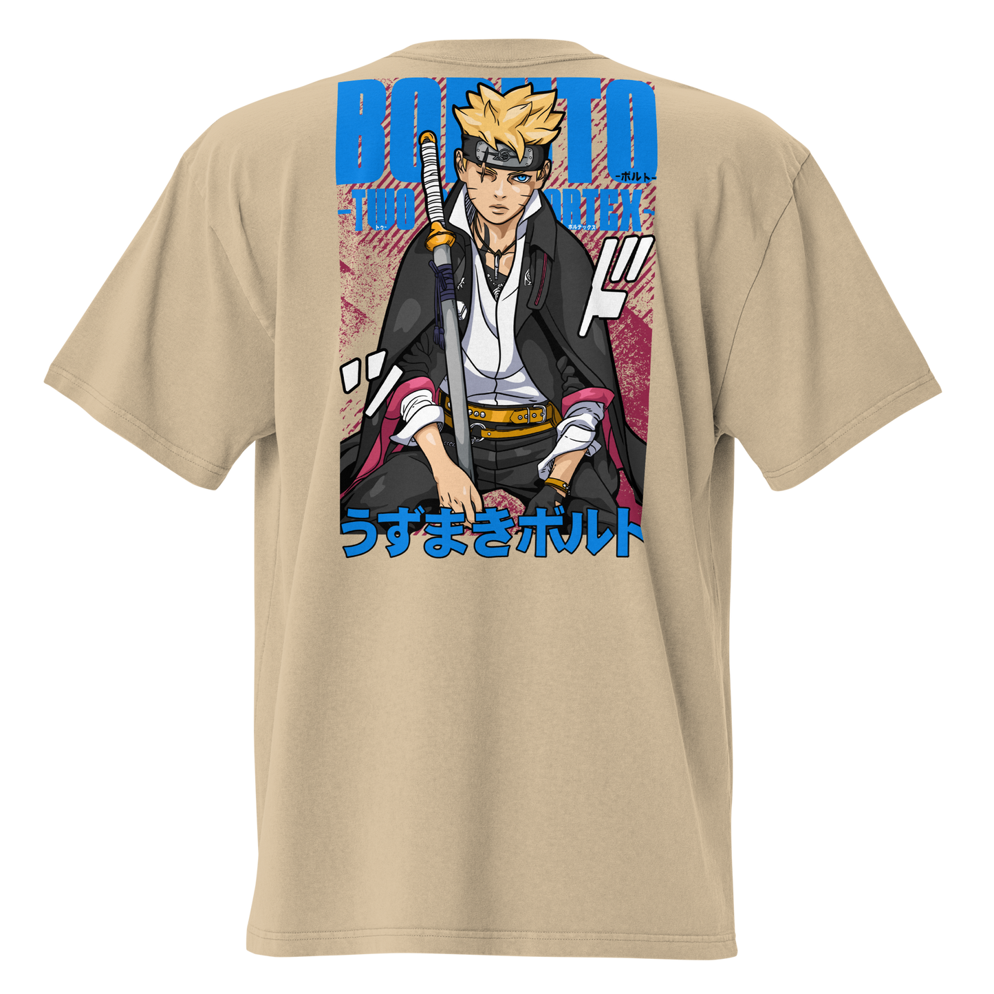 Camiseta Oversized Épica BLUE-LOGO | STAYLACRA Anime Collection 1