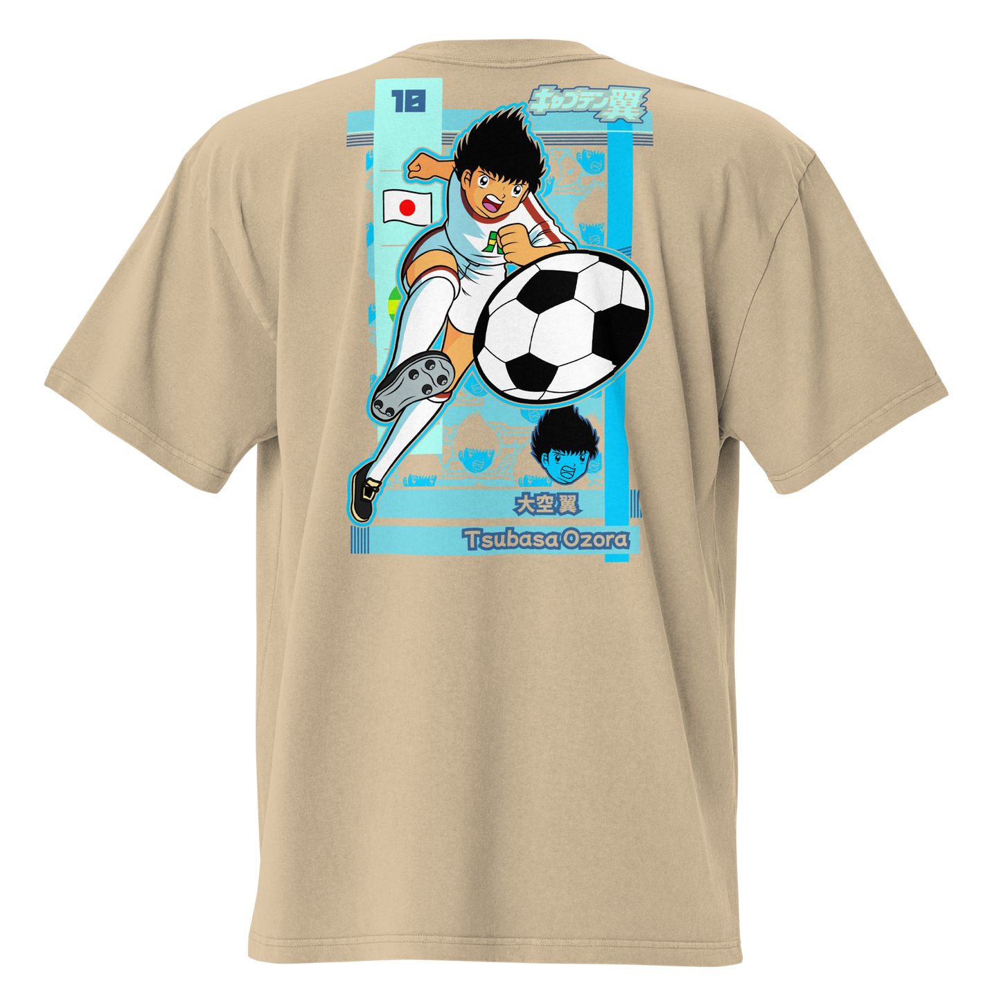 Camiseta Oversized Épica BLUE-LOGO | STAYLACRA Anime Collection 1