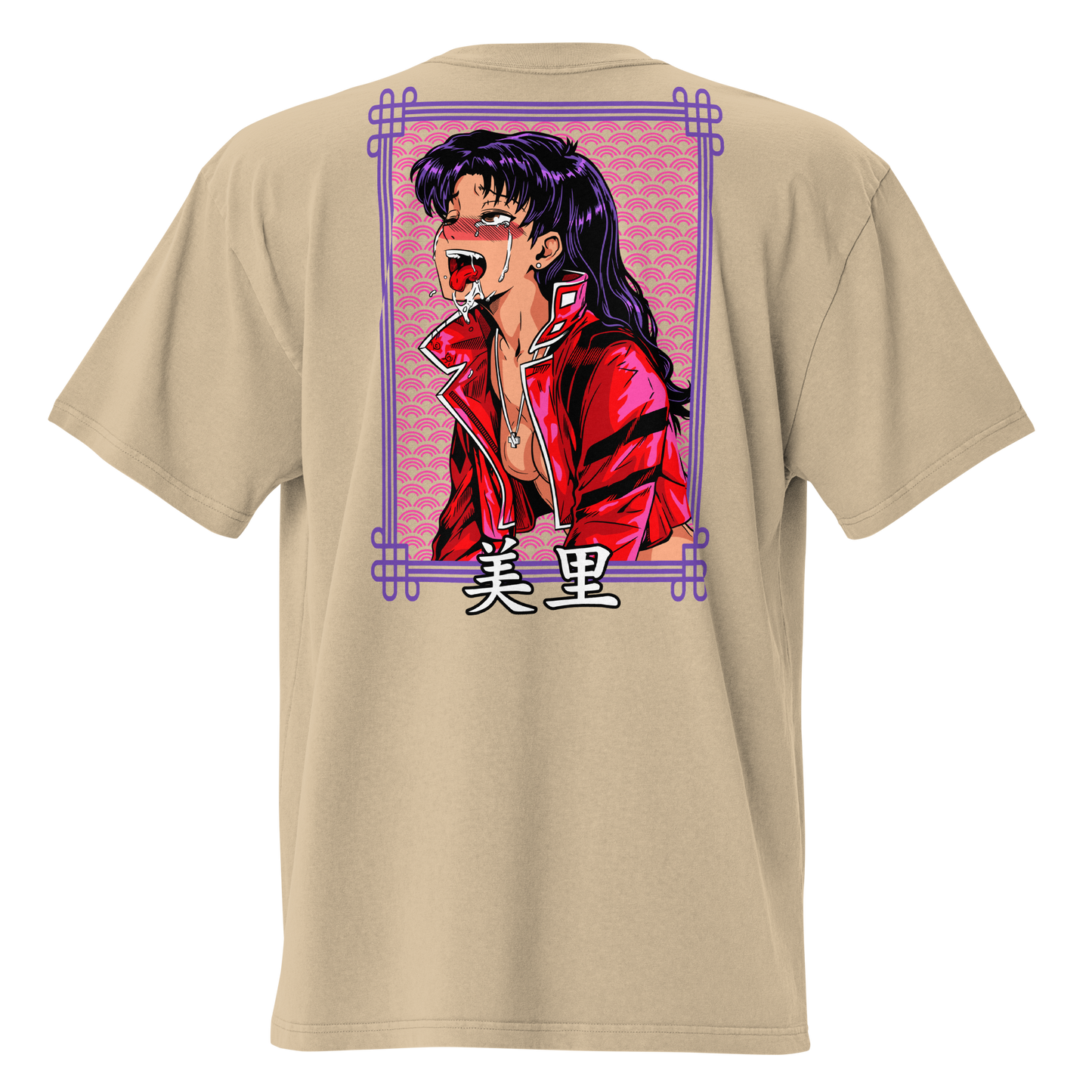 Camiseta Oversized Épica PURPLE-LOGO | STAYLACRA Anime Collection 1