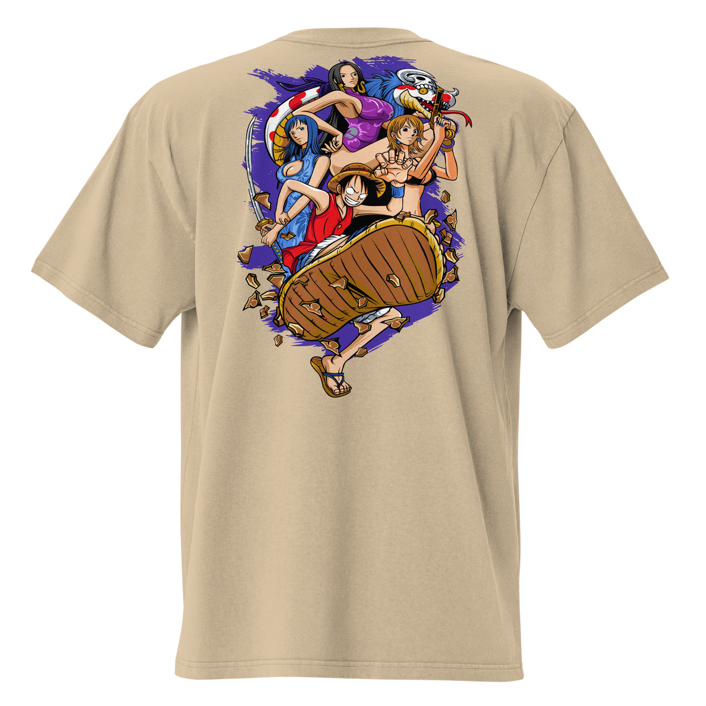 Camiseta Oversized Épica PURPLE-LOGO | STAYLACRA Anime Collection 1