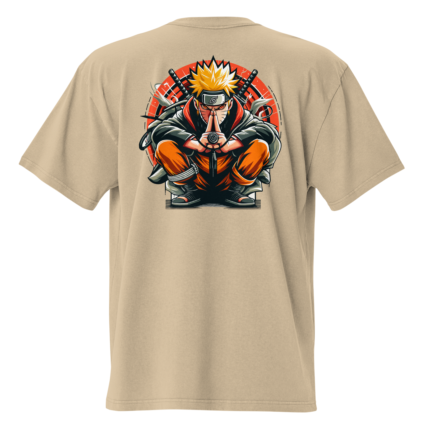 Camiseta Oversized Épica ORANGE-LOGO | STAYLACRA Anime Collection 1