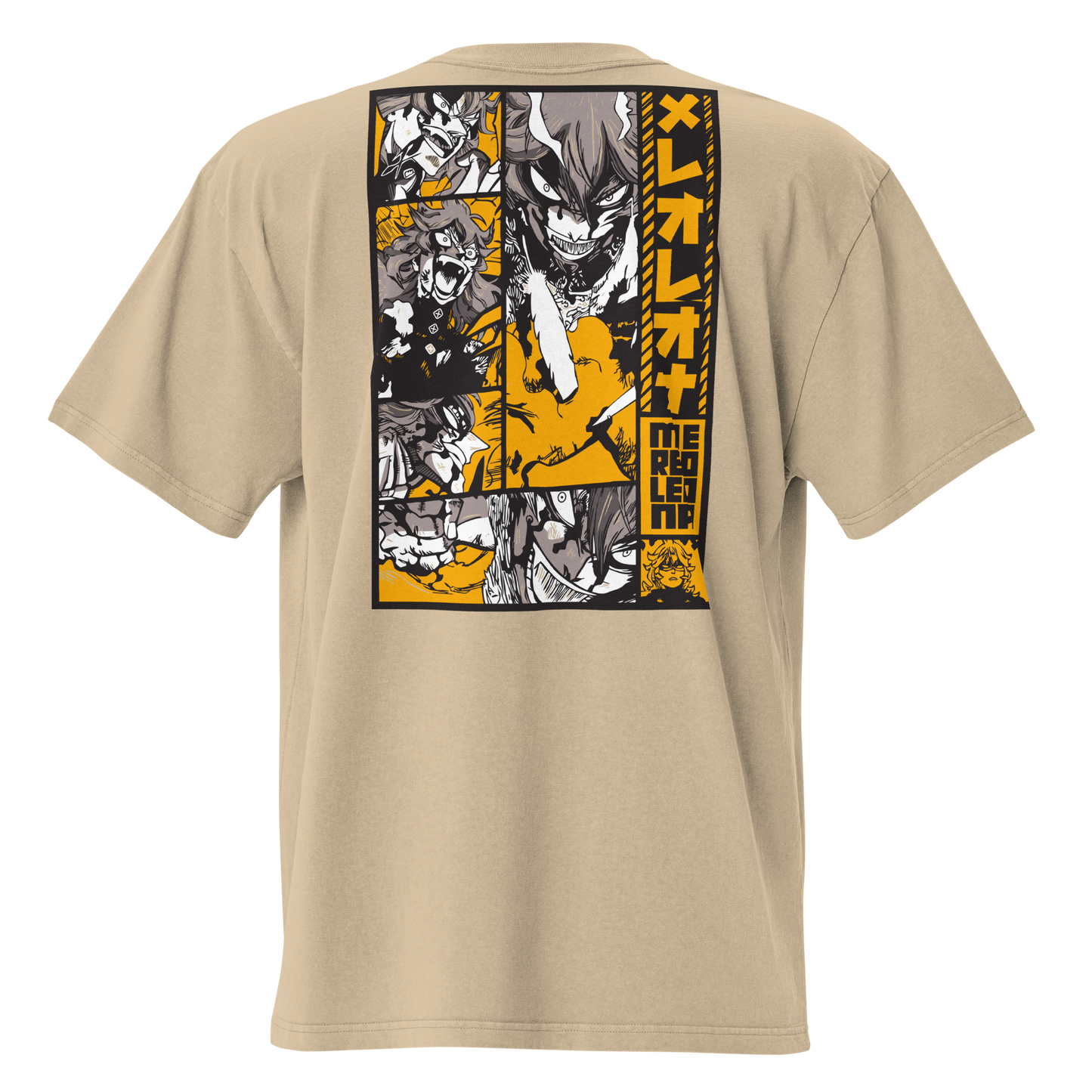 Camiseta Oversized Épica ORANGE-LOGO | STAYLACRA Anime Collection 1