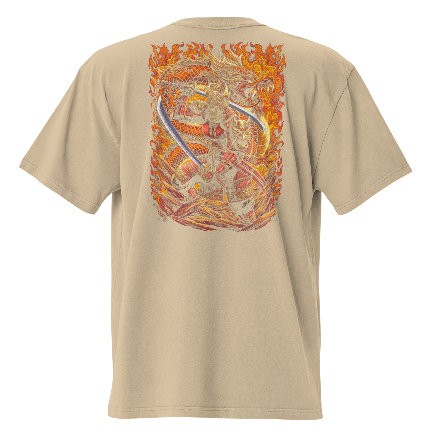 Camiseta Oversized Épica ORANGE-LOGO | STAYLACRA Anime Collection 1