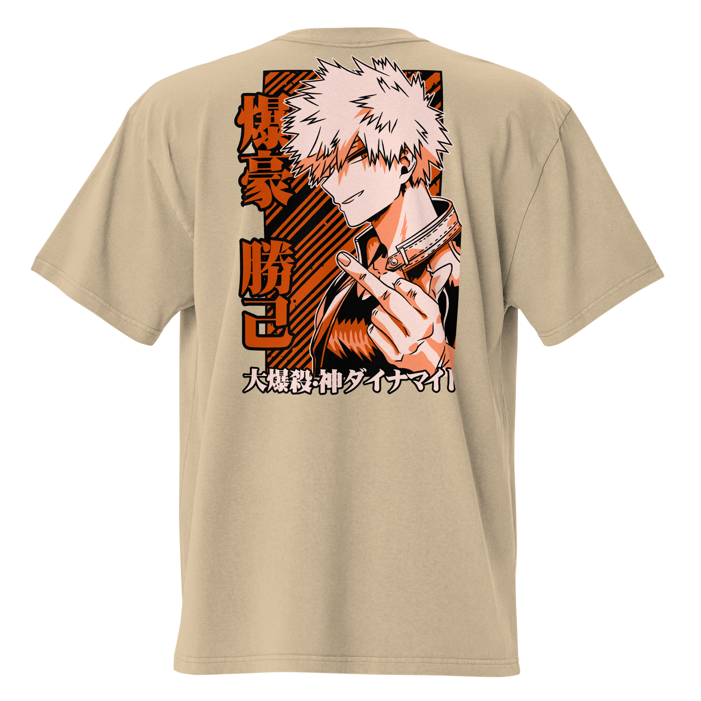 Camiseta Oversized Épica ORANGE-LOGO | STAYLACRA Anime Collection 1