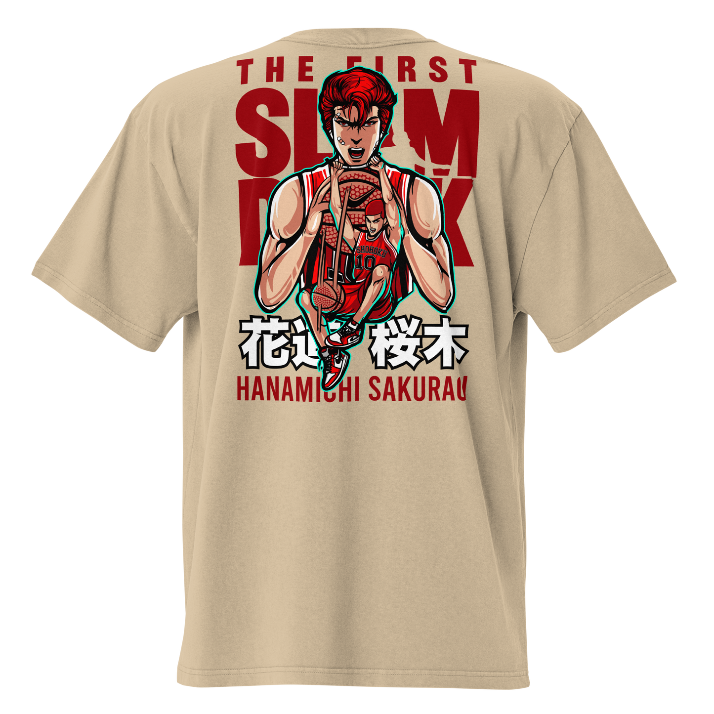 Camiseta Oversized Épica RED-LOGO | STAYLACRA Anime Collection 1