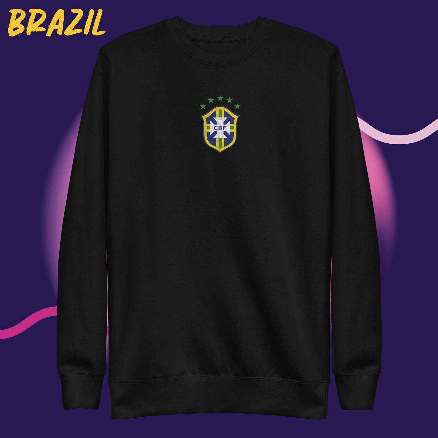 Unisex Premium Sweatshirt | STAYLACRA Futbol Edition BRA