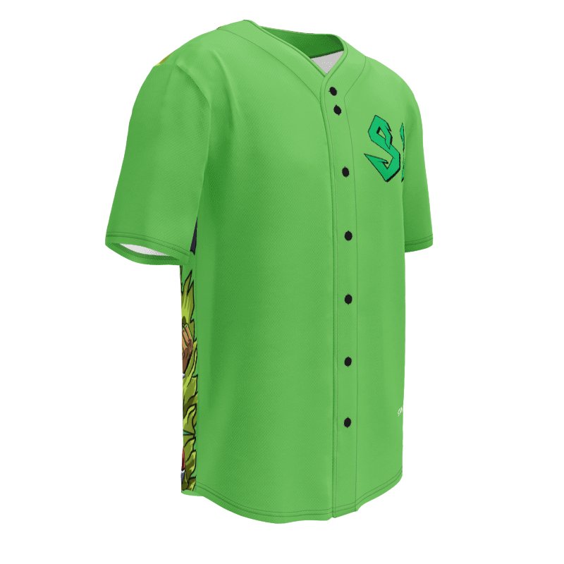 Baseball Jersey Premium GREEN-LOGO | STAYLACRA Anime Collection 1