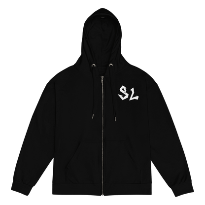 Unisex Zip Hoodie WHITE-LOGO | STAYLACRA Anime Collection 1